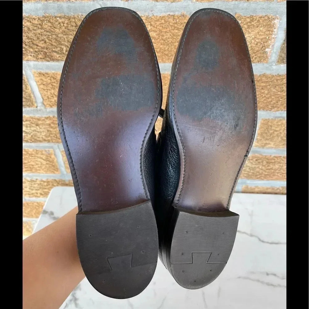 Stuart McGuire Black Sharkskin Oxford size 11 - Picture 7 of 12